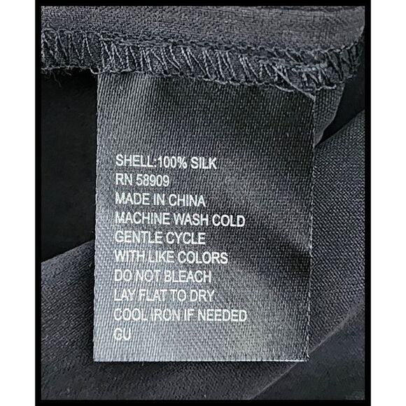 NWT Antonio Melani Delilah Washable Silk Shorts Pull On Black 16 NEW - Picture 6 of 8